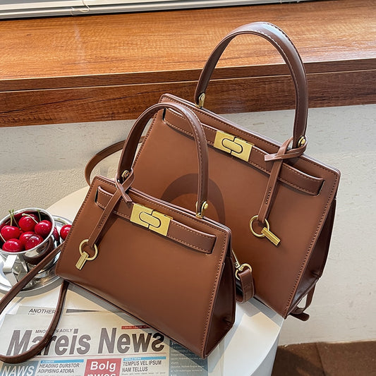 Vintage Style Women's Bag Autumn/winter New Fashion Messenger Bag Casual Handbag Classic Square Bag Shoulder Bag