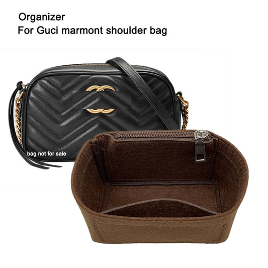 Purse Organizer Insert For GG Marmont Mini Small Shoulder Bag ,Liner Protector Inner Shaper,Customizable Lining